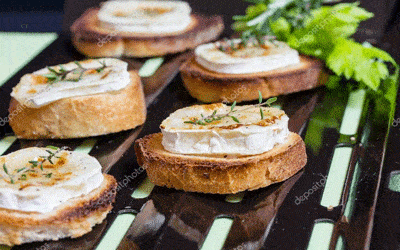 Recette toast grillé au chèvre