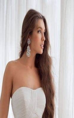 boucle d oreille pendante mariage