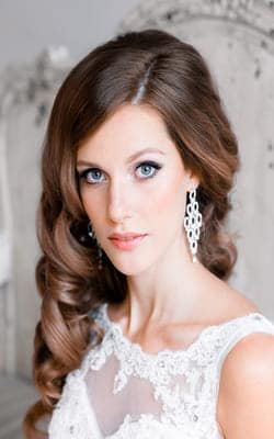 boucle d oreille pendante mariage