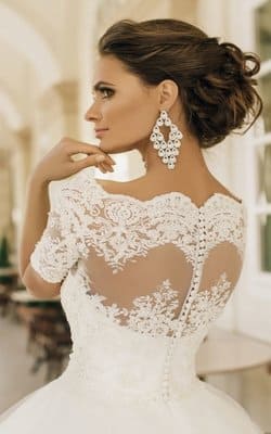 boucle d oreille pendante mariage