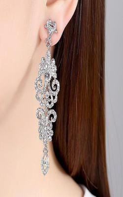 boucle d oreille pendante mariage