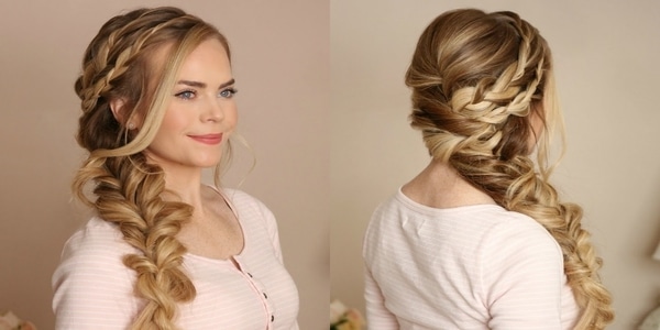 20 idées coiffure mariage invitée tresse