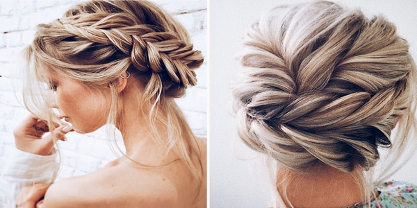 20 idées coiffure mariage invitée tresse