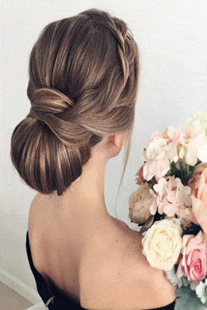 chignon bas