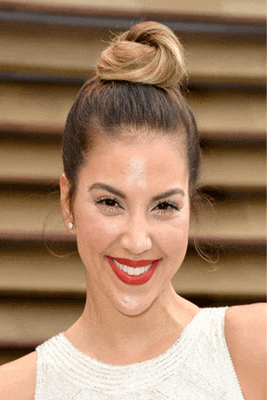 chignon haut invitée mariage