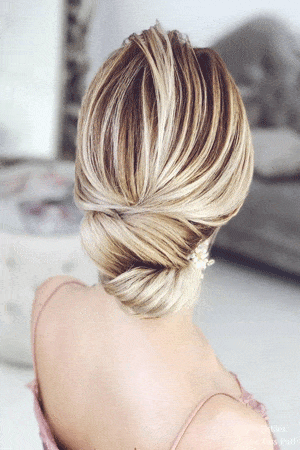 chignon bas