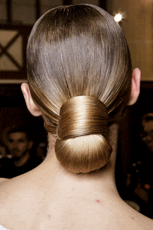 chignon bas