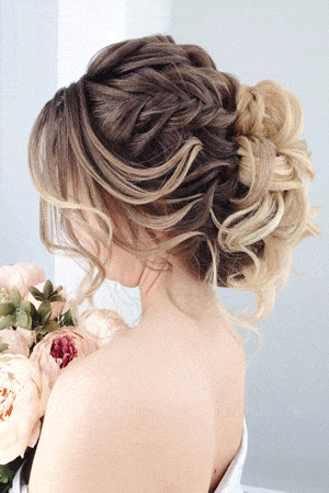 chignon mariage invitée flou