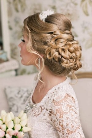 Chignon Tress%C3%A9 Mariage 1
