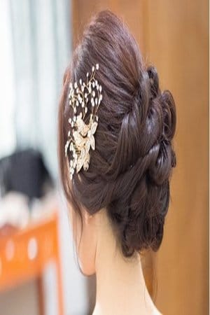 Chignon Tress%C3%A9 Mariage 2