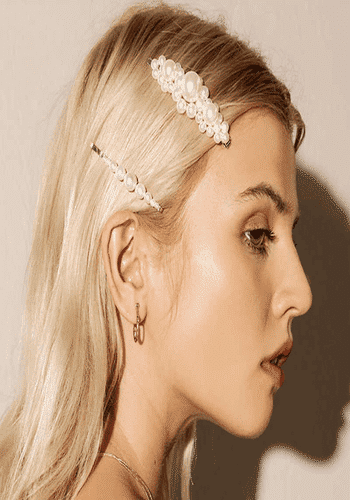 Accessoires de mode avec perles pour cheveux 2020