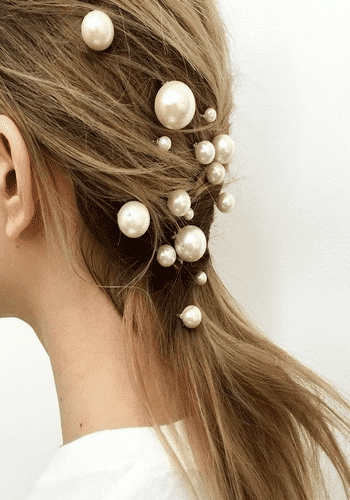 Accessoires de mode avec perles pour cheveux 2020