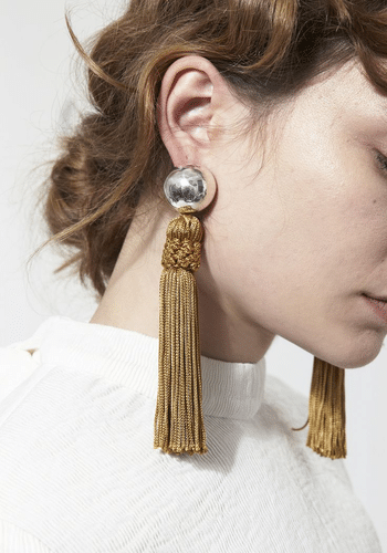 Boucle d'oreille à la mode glands
