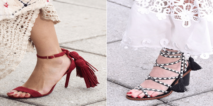 Chaussures femme Sandales à franges