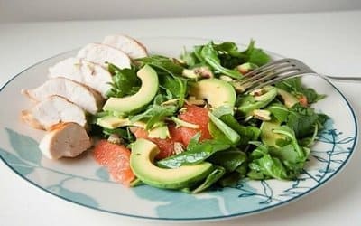 regime paleo recettes Salade De Poulet Au Pamplemousse