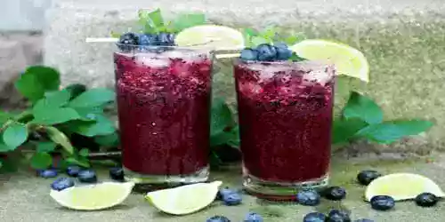 Recette de mojito à la myrtille avec vodka