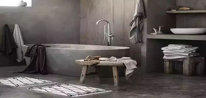 Salles de bain en Béton tendance 2020