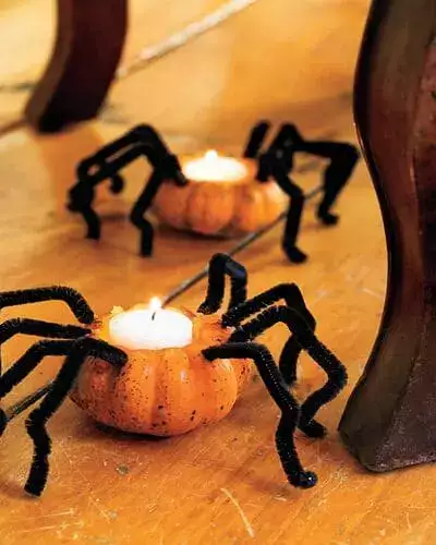décoration Halloween :Bougies rampantes effrayantes