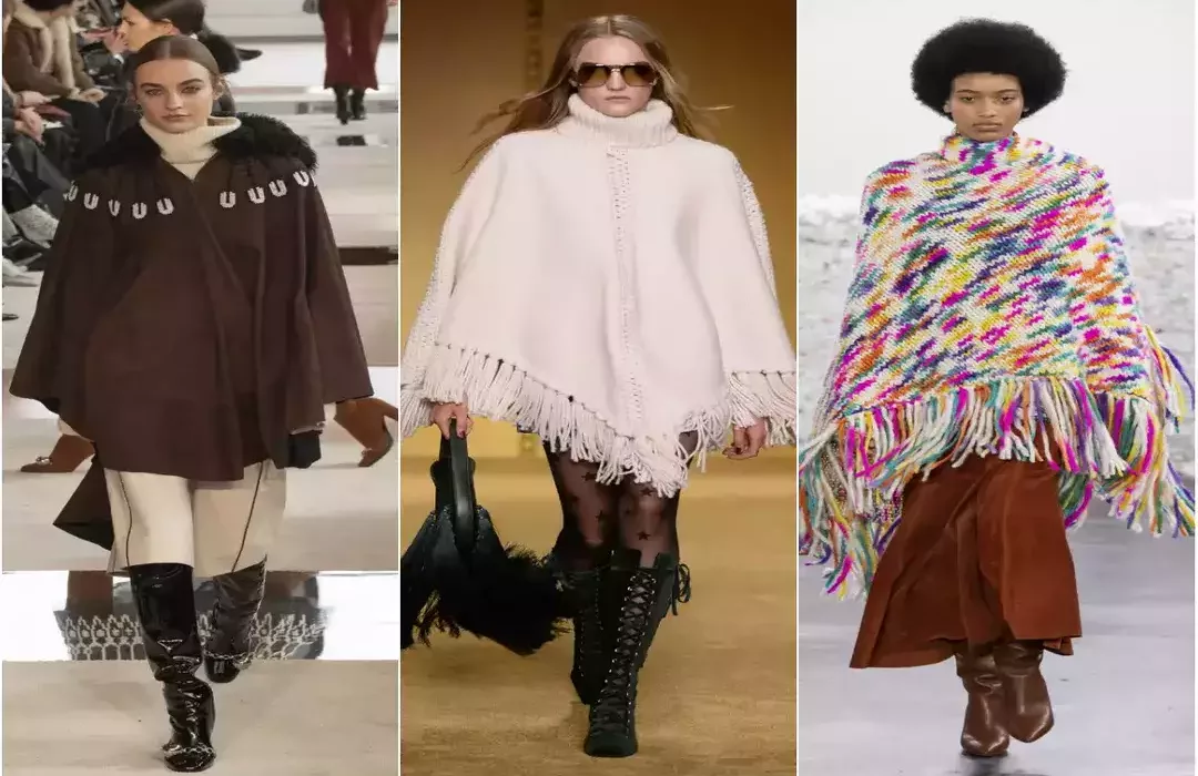 Tendance automne- hiver 2020: Ponchos