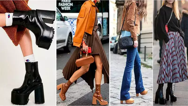 Que porter avec des bottes a talons et plateforme