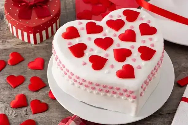 Gâteau de saint valentin