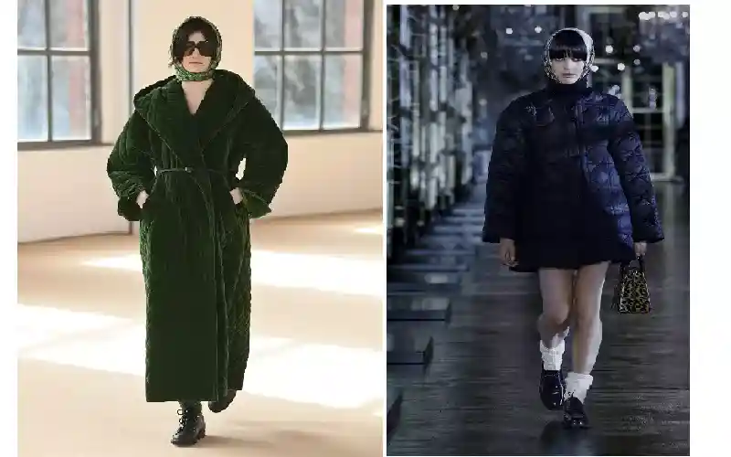 manteaux femme hiver : Le manteau (vert) matelassé tendance 2021-2022