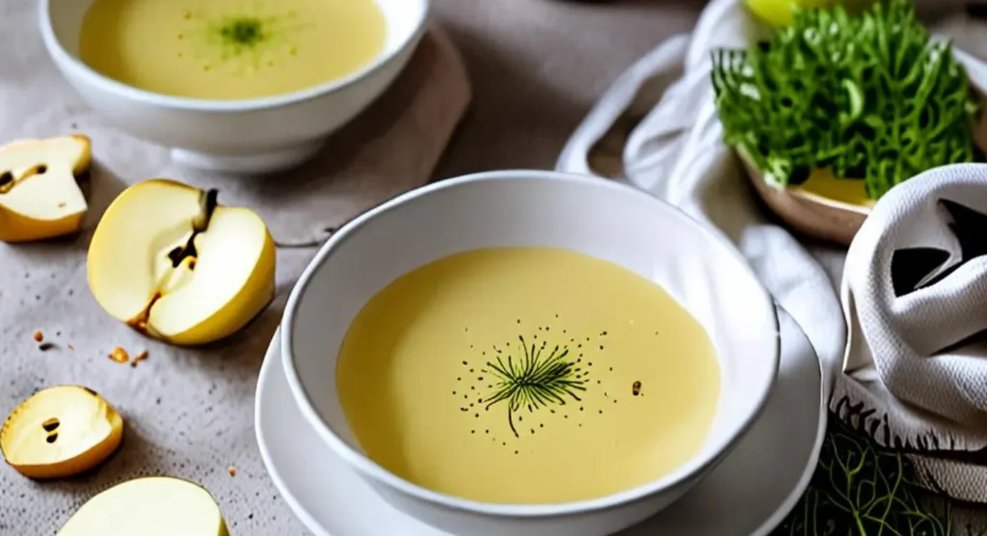 Velouté de Fenouil & Pommes : Recette soupe  d’automne 